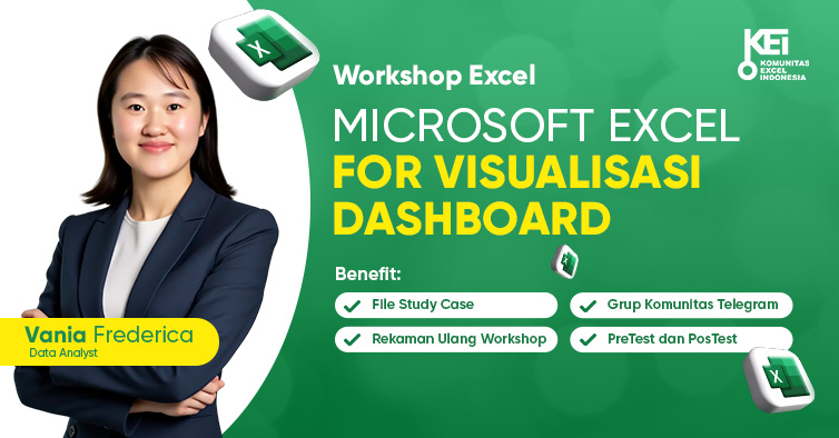 Rekaman Workshop : Excel For Visualisasi Dashboard