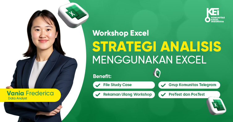 Rekaman Workshop : Strategi Analisis Menggunakan Excel