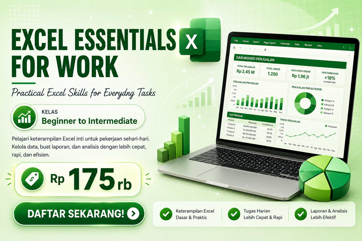 Excel Essentials for Work: Practical Excel Skills for Everyday Tasks