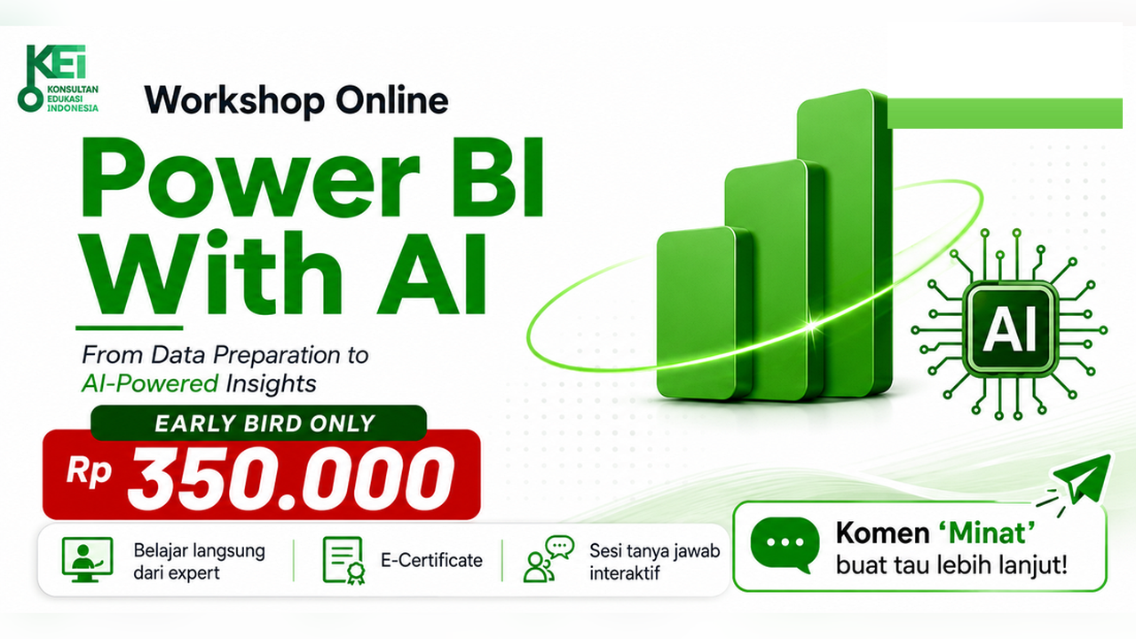 Workshop Online Power BI With AI: From Data Preparation to AI-Powered Insights