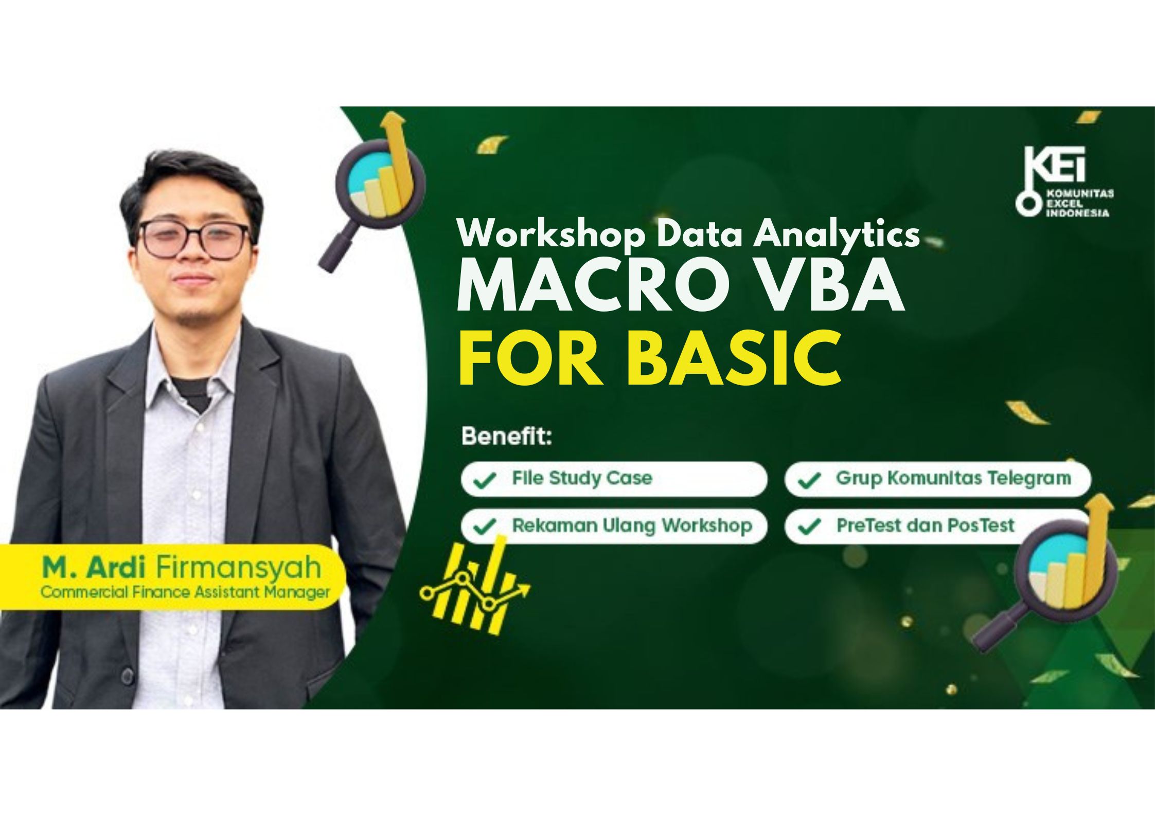Rekaman Workshop : Macro VBA untuk Pemula
